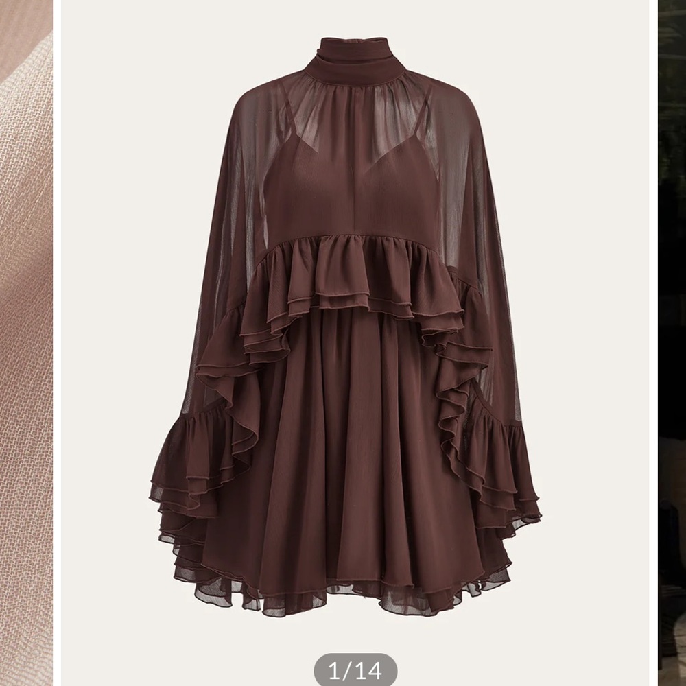 Commense brown dress.